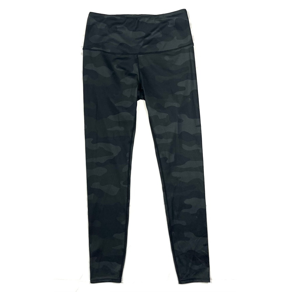 SWISSBRAND Women M Black Camo High Waist Active Leggings 88/12 Stretch
